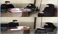حضور رئیس واحد تغذیه وکارشناس امور دارویی معاونت بهداشتی در شبکه بهداشت و درمان پاکدشت